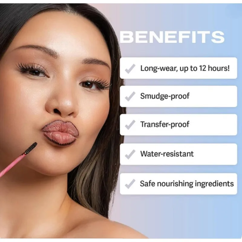 Lip Liner Lipgloss Lip Tint Lip Stain Cosmetic tool For Brown Waterproof Peel Off Tattoo Matte Contour Tear-off