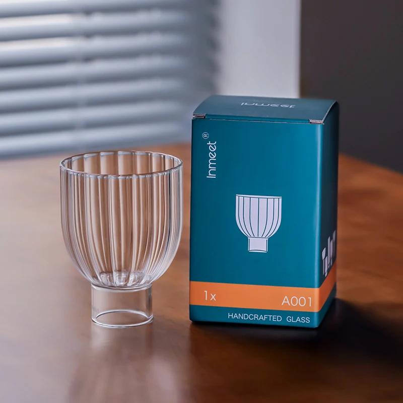 Inmeet High Borosilicate Glass Cup Whiskey Glass Old Fashioned Glass Barware Cocktail Glass Drinkware 245ml