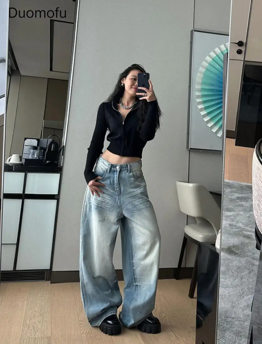 Рисунок 2 - Duomofu Джинсы-багги женские классические