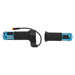 Electric Scooter Throttle Grip with Aluminum Alloy ABS for Enhanced Riding Safety (Blue)