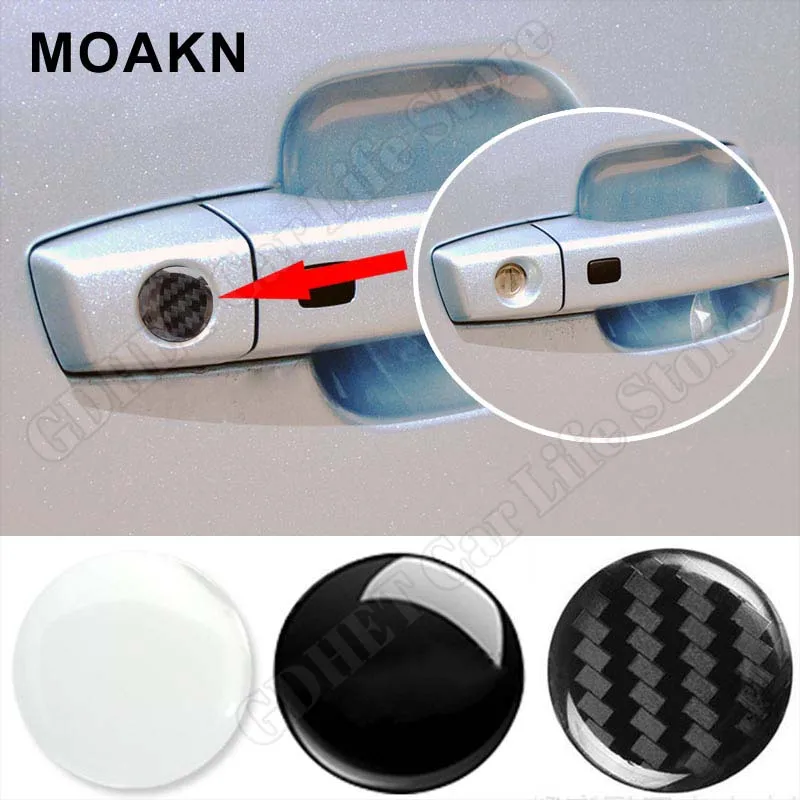 

Car Door Keyhole Sticker Key Hole Lock Protection Stickers Car Steering Wheel Decor Decals Auto Interior Accessories