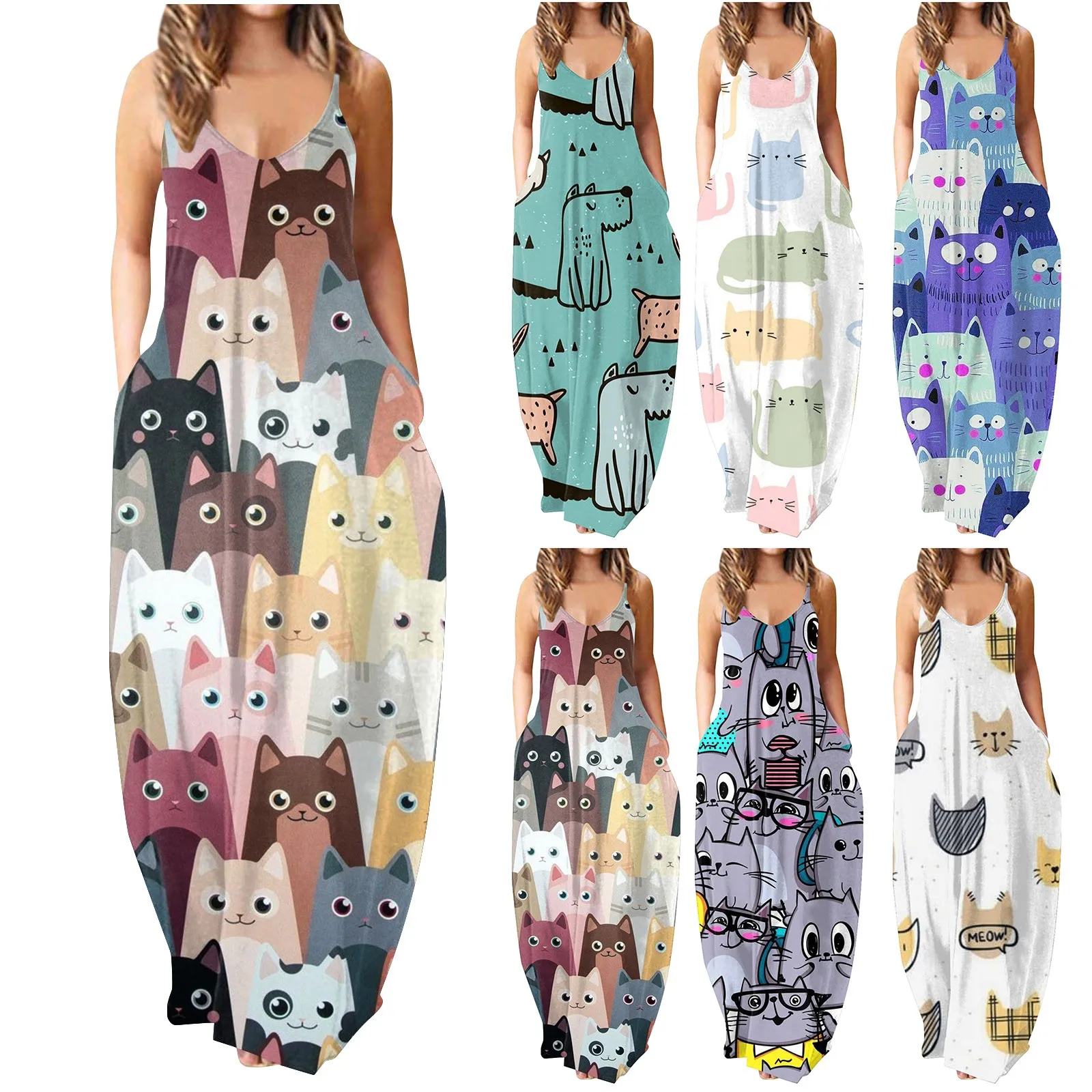 

Деловые платья, элегантные миди-платья для женщин 2023, Повседневное Платье до пола, лето 2023, женские летние платья