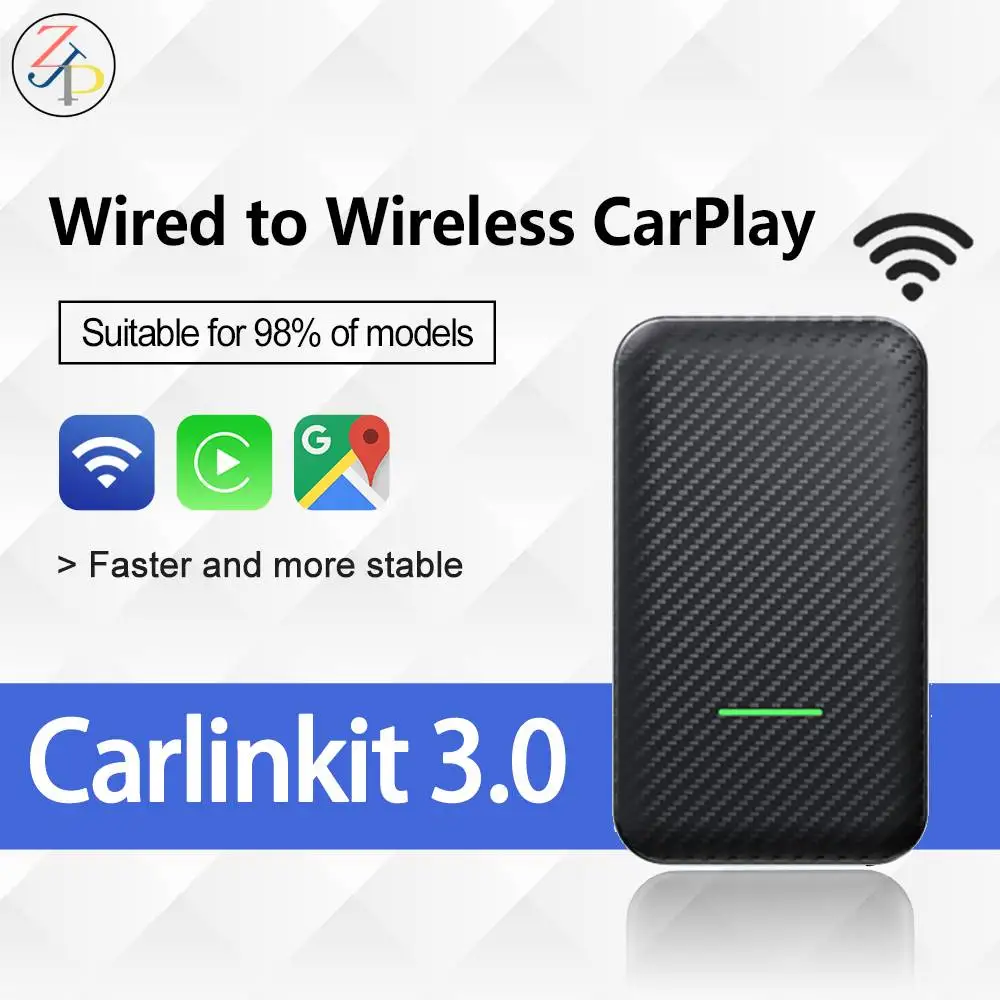 Carlinkit 3.0 Android Auto Wireless Carplay Adapter Bluetooth Ai Box