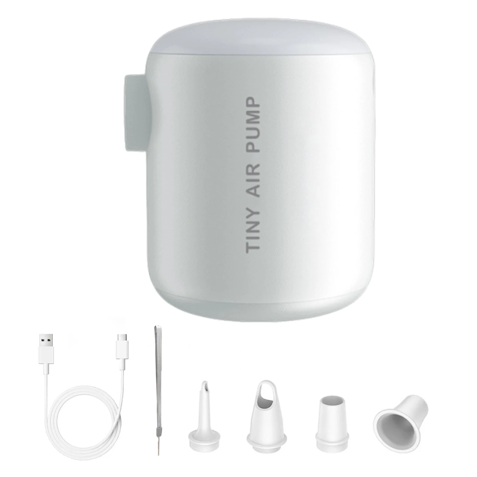 휴대용 전동 에어펌프 2200mAh 배터리 전기 풍선 펌프 (텐트, 캐노피, 해변, RV, 자동차, 캠핑카 및 야외 활동용)
