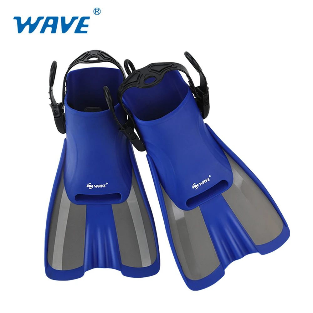 Adult Diving Snorkel Fins Adjustable for Swim Snorkeling Gear Yellow 44-48 