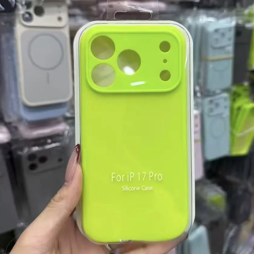 Premium Liquid Silicone Anti-Drop Phone Case with AI Camera Button Protection