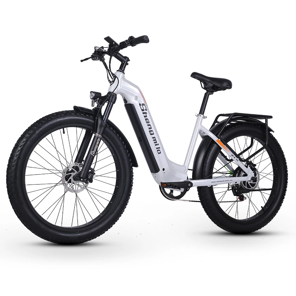Shengmilo Città Ebike 1000W Bafang E-Bike 26 Pollici Bicicletta Elettrica Mx06 Electric Bike Bici Elettrica Adulto Elettrica E-Mountain Bike Ruote Fat
