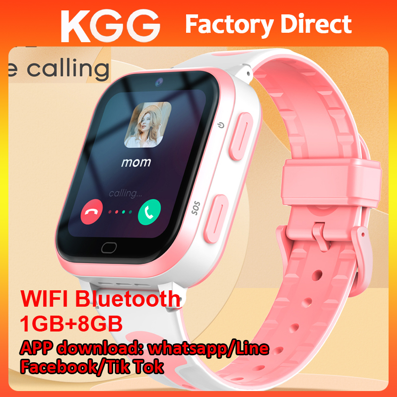 4G Kids Smart Phone Watch Global Using GPS Tracker 1GB+8GB Bluetooth WIFI HD Video Call Remote Monitor Alarm Clock APP Download