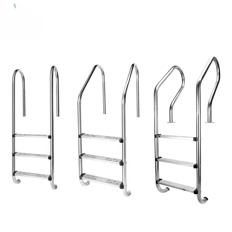 

supply Stainless steel 304/316 safety Handrail durable Ladder for Swimming Pool/water park