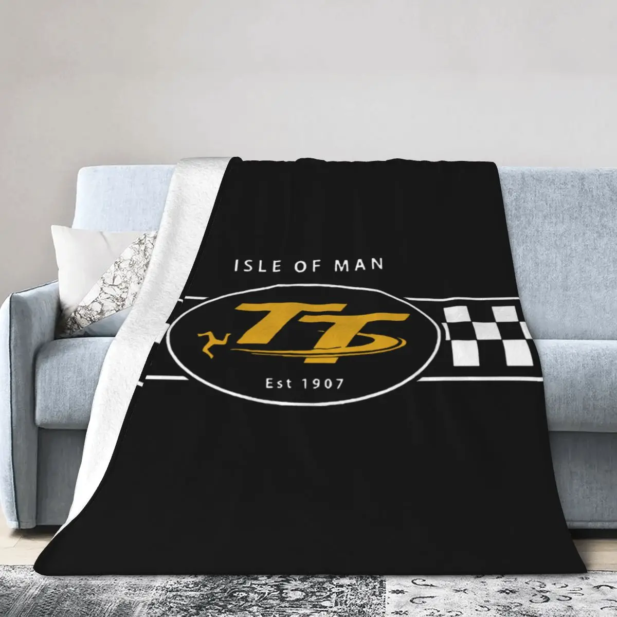 Tt Legend Isle Of Man 1907 Road Race Coperta Bed Girl Copriletto Twin Beautiful Baby Coperta Anti-Pilling Microfibra Fluffy Soft