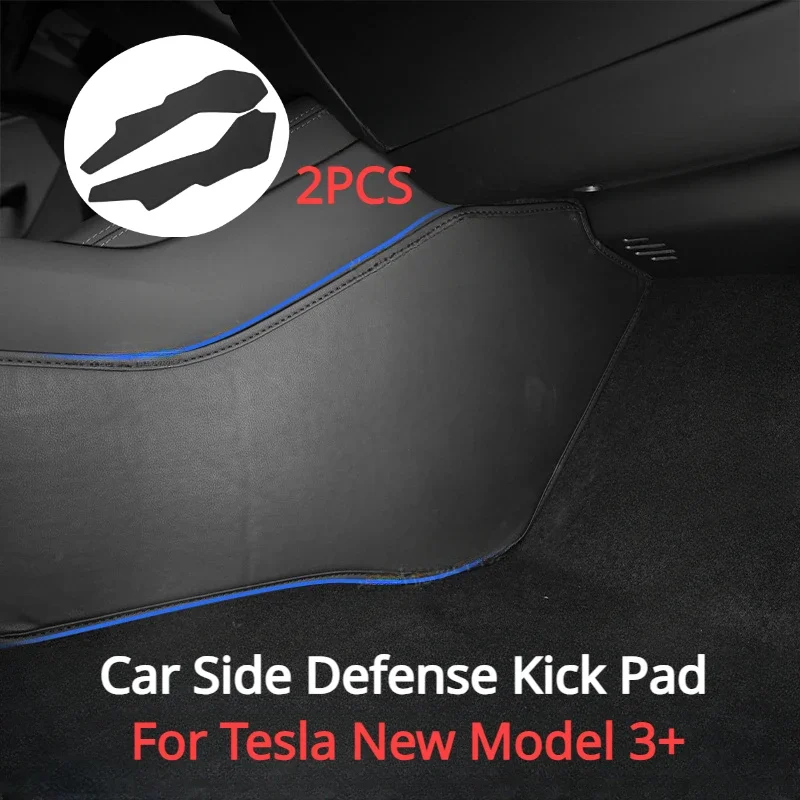 

Car Side Defense Kick Pad TPE for Tesla New Model 3+ Protect Pad Center Side Kick Mat for 2024 Model3 Highland Car Accessories