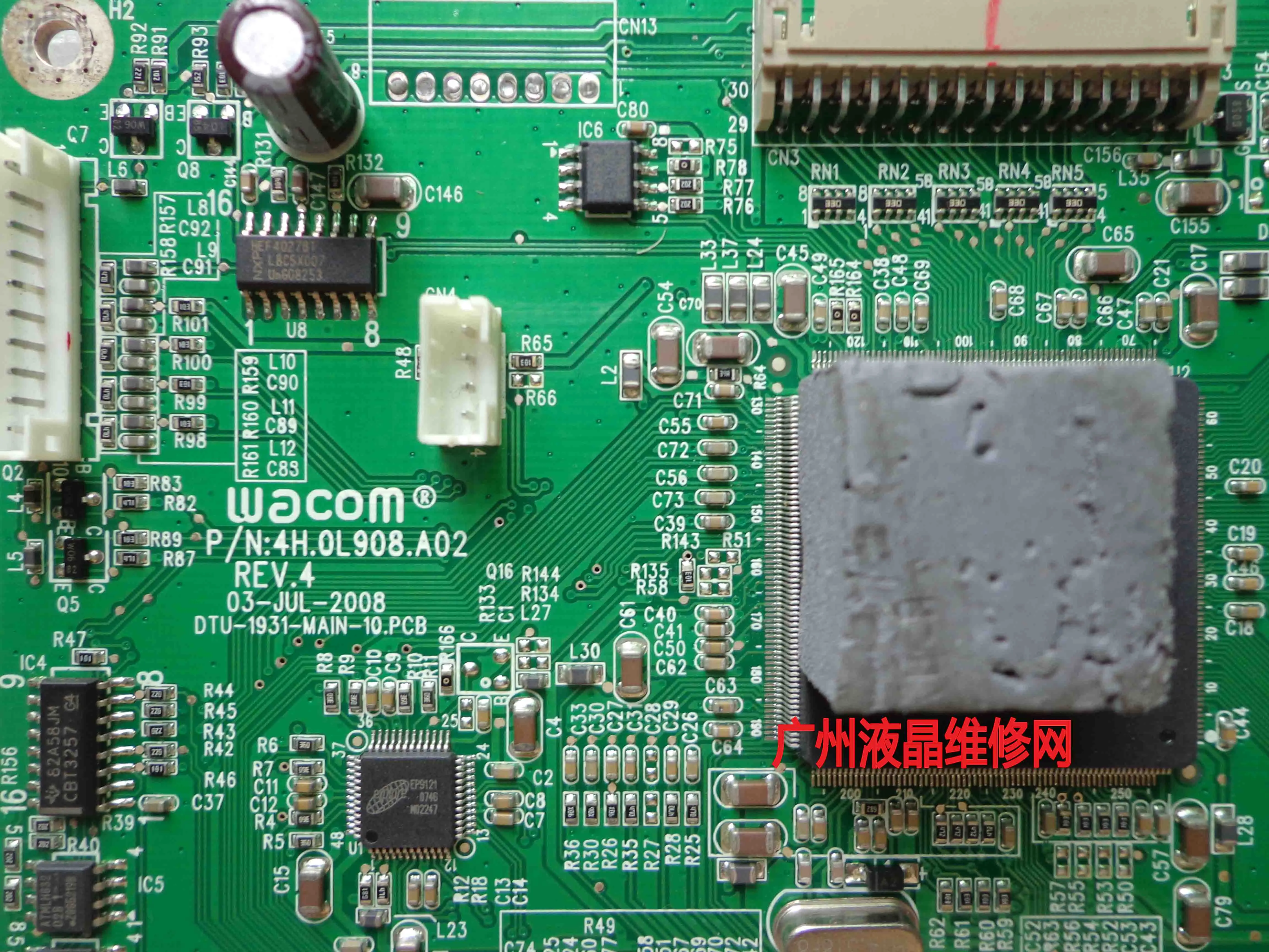 WACOM P/N:4H.0L908.A02 REV.4 DTU-1931-MAIN-10.PCB 산업용 마더보드