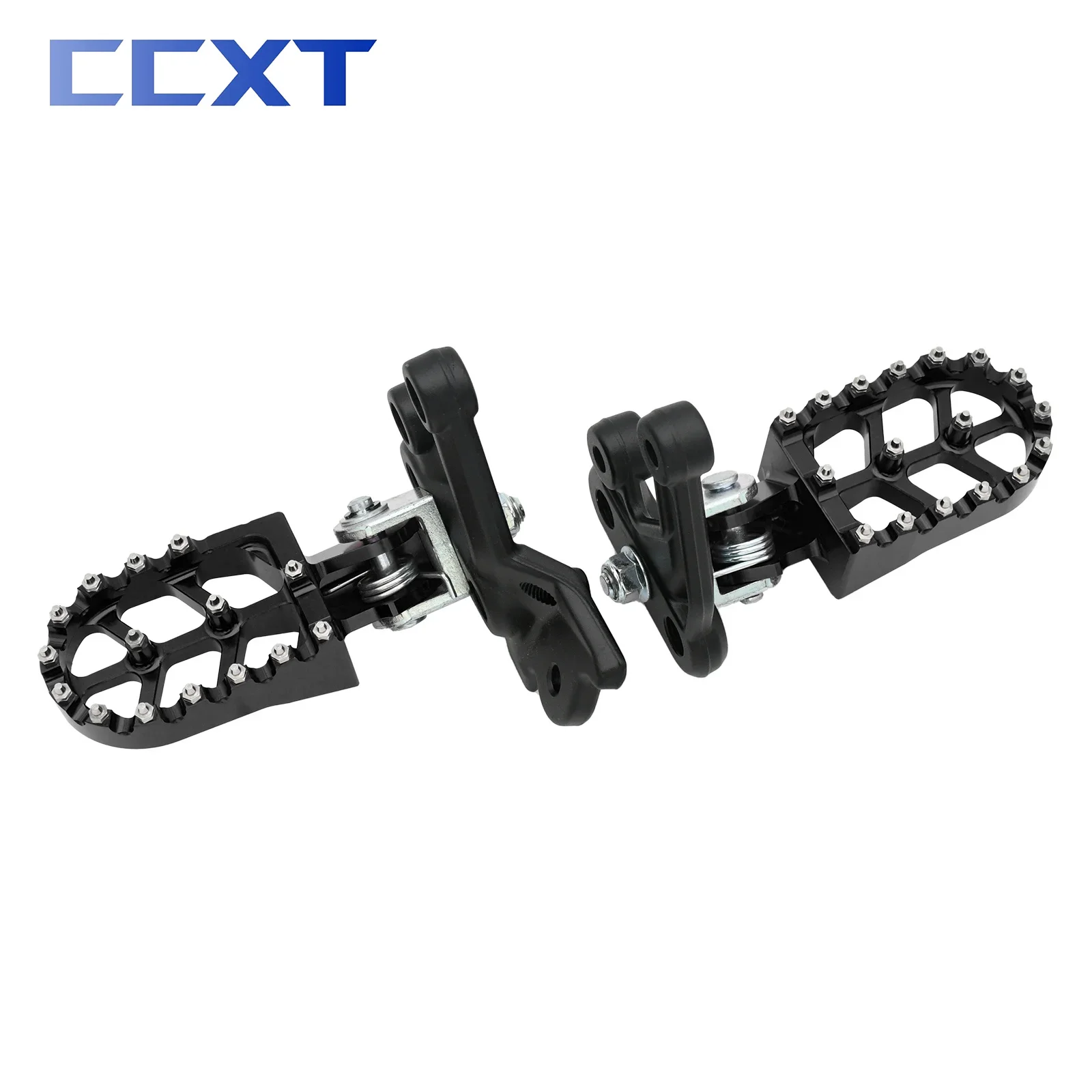 Motorcycle Accessories Motorcycle Footrests Motorcycle Foot Pedals Motorcycle CNC Foot Pegs Pedal Mounting Bracket Rests Pedals Retrofit Bracket for Surron Light Bee S X Electric Bike