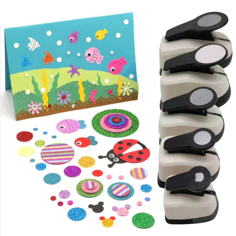 Compact Craft Puncher Round Hole Punch for DIY Birthday Card Making Scrapbooking Art Paper Craft 9mm/16mm/25mm/38mm/50mm hole punching tools paper craft punch circle hole punch