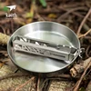 Keith Titanium 122g Ultralight Folding Pans 140ml Fried Steak Cooking Eggs Portable Outdoor Camp Picnic Cooker Ti6032 2