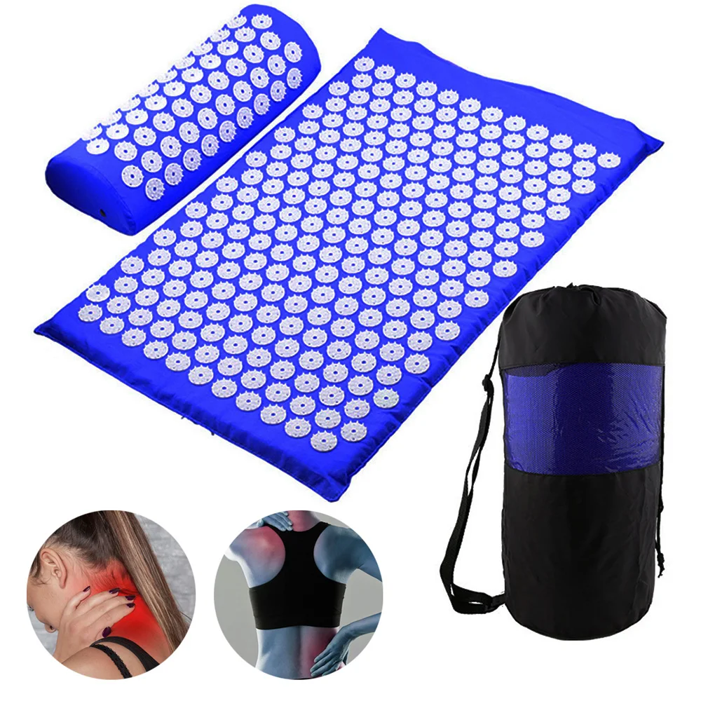 65x40cmMassagerCushionMassageYogaMatAcupressureRelievePain