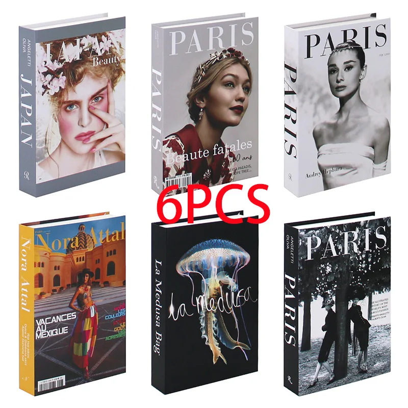 Fake Book Luxury Decoration Chanel  Fake Books Decoration Vogue - Modern  Simulation - Aliexpress