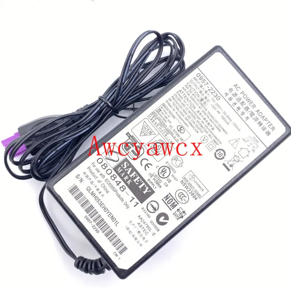 HP 프린터 용 고품질 32V 1560MA AC 어댑터 전원 공급 장치 충전기 0957-2230 0957-2259 0957-2271