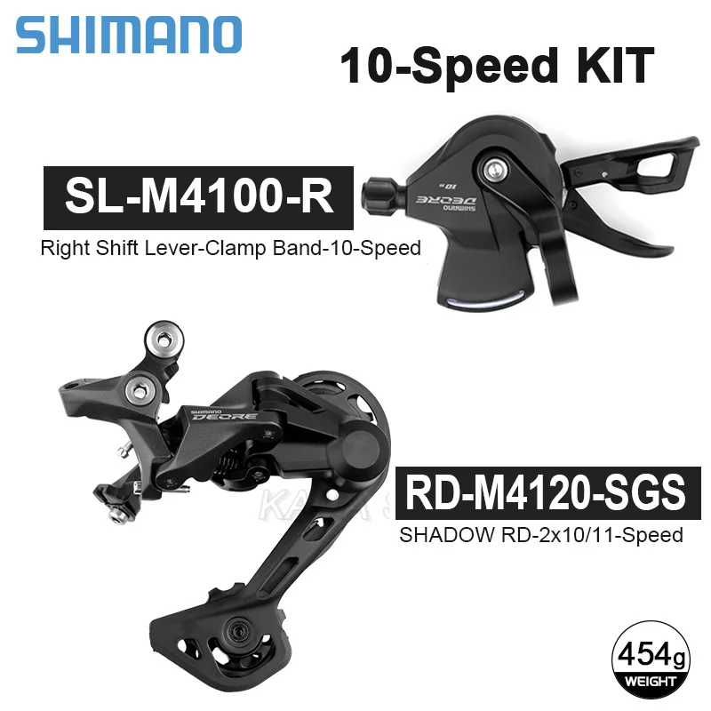 Shimano Deore 10S M4100 Shifter M5120 Rear Derailleur M4120 10