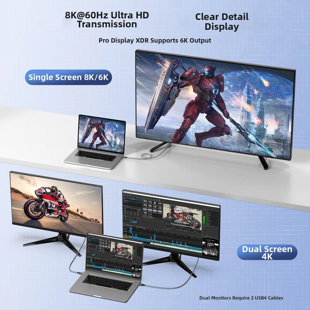 240W E-Marker 칩 USB4 데이터 케이블 40Gbps 8K 60Hz 타입 C 썬더볼트 4 3 고속 충전 케이블 (아이폰 15 16 17 노트북 맥북용)