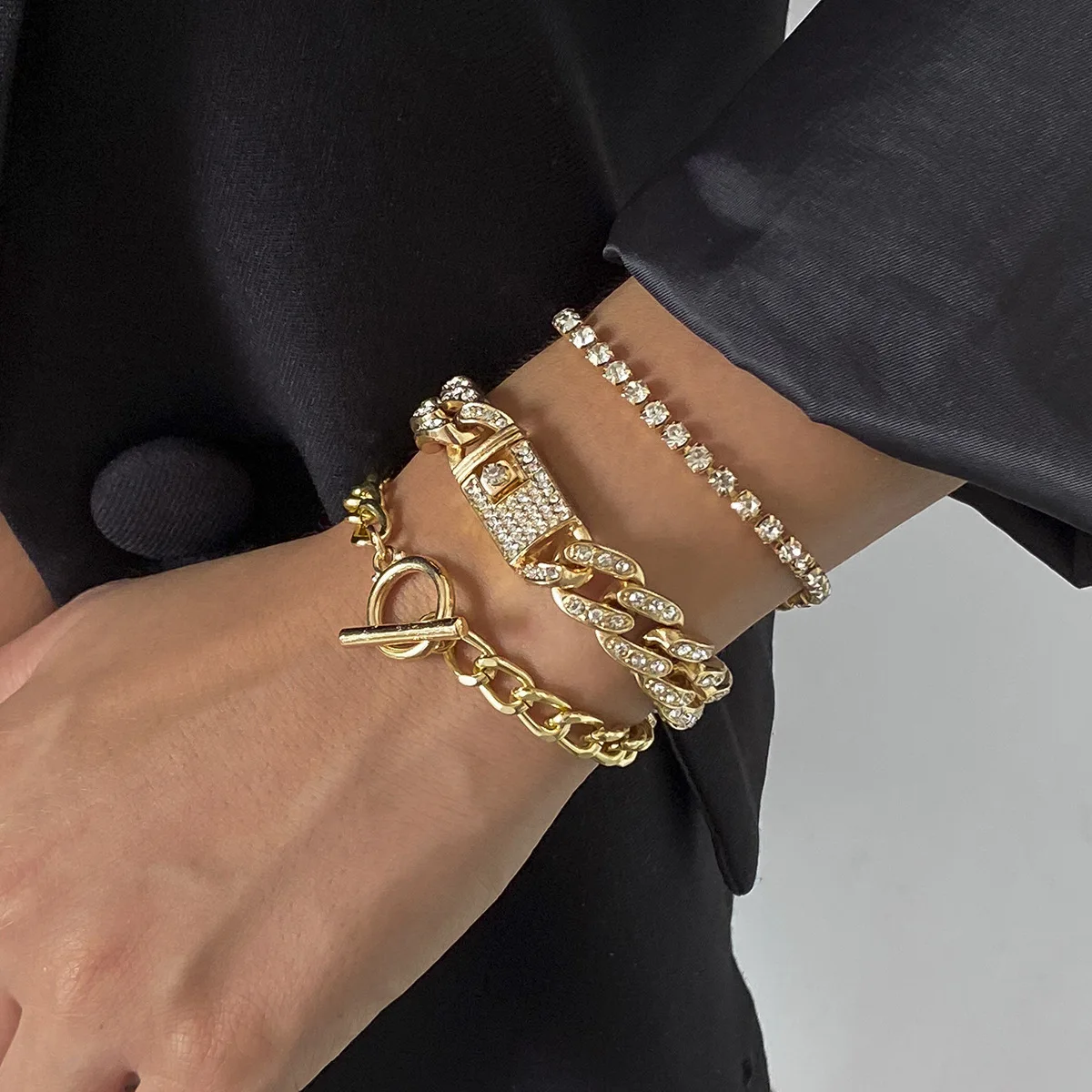 Thick Chain Bracelet – Li'l Tings