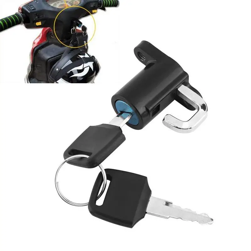 

Motorcycle Helmet Lock bike safety lock Anti-Theft Bicycle Helmet Security Locks with 2 Keys and Installation Tool moto supplies