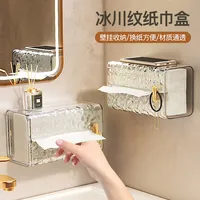Tissue box Household ins Glacier pattern bathroom Multifunctional wall-mounted pumping carton 1