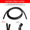 Universal 1/2/3/4mm Car windshield washer hose with connector T Y through, used for front window headlight pump car parts 3
