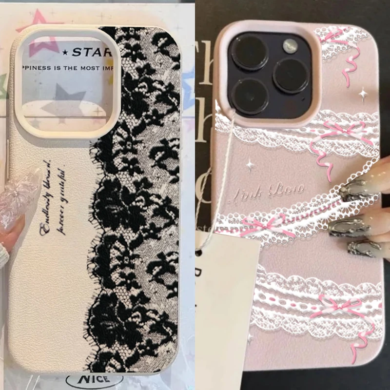 Elegant Lace Print Phone Case