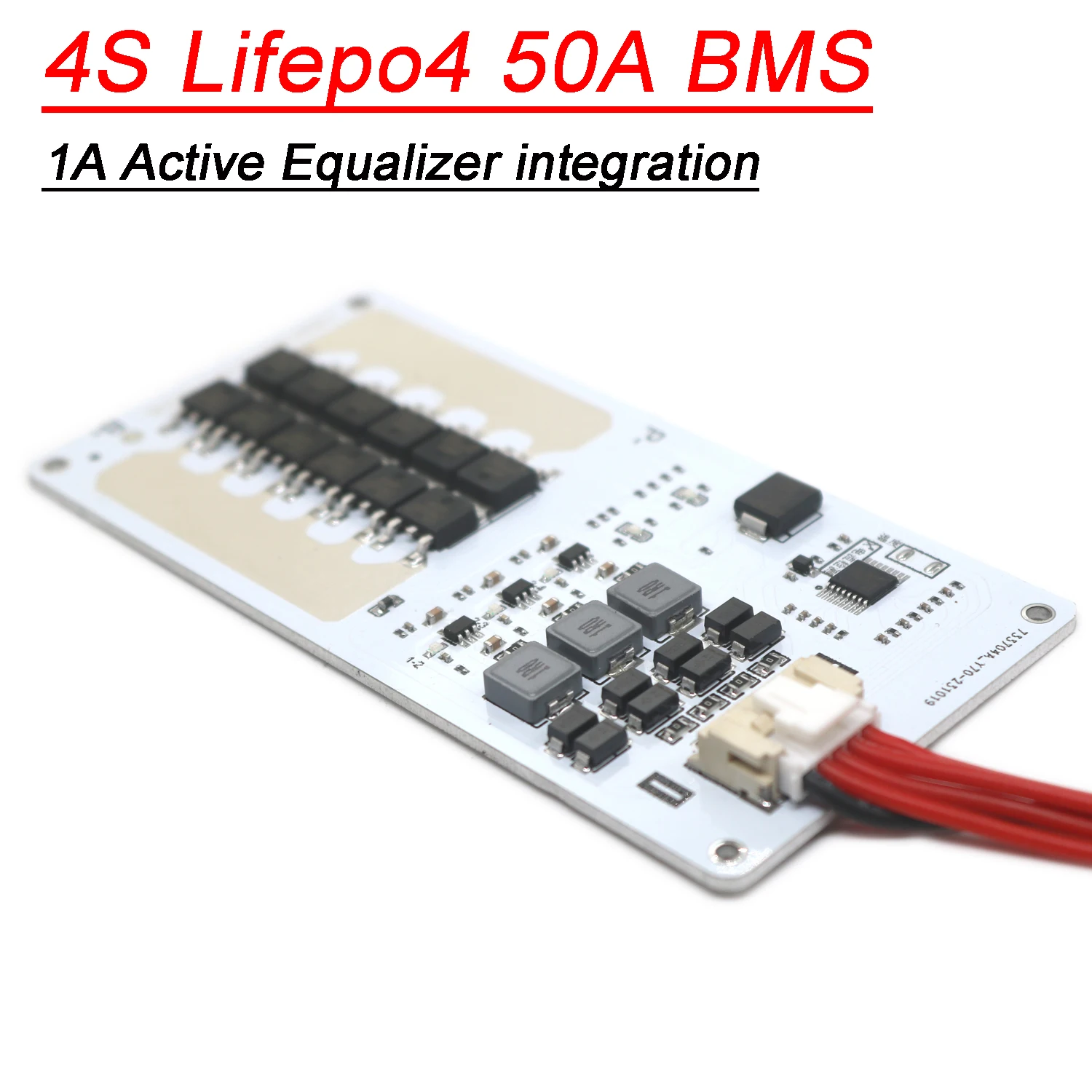 4S lifepo4 Active Balance protection board 12V 50A litio ferro fosfato batteria Balance Start moto auto elettrica