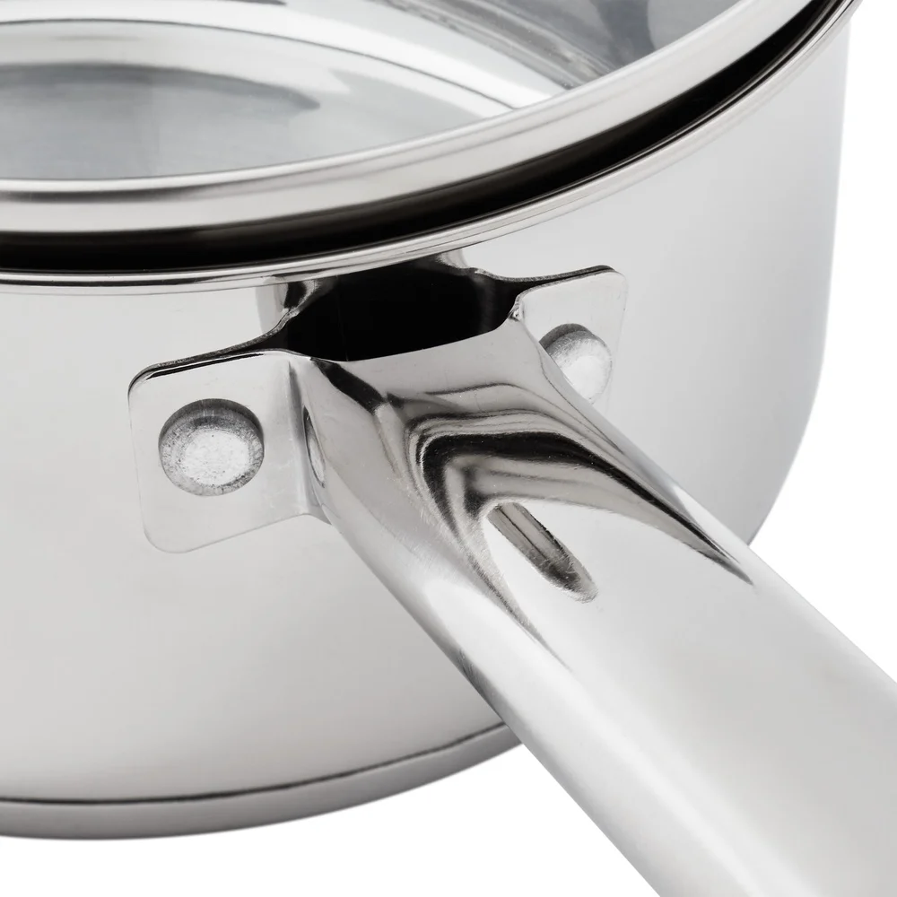 stainless handle saucepan
