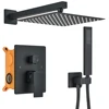 Concealed Shower System with 10 Inch Rain Shower and Handheld Spray Bathroom Luxury Rain Shower Faucet Set 1