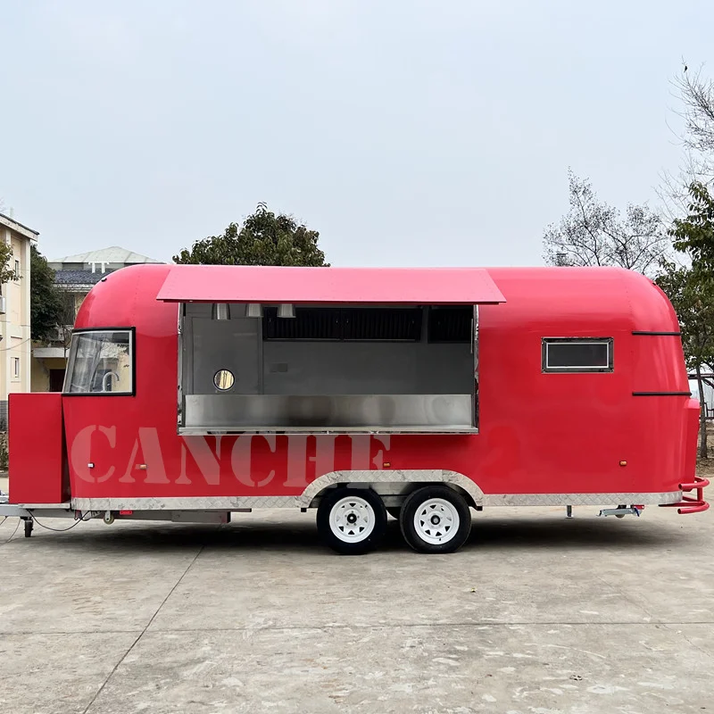 MobileFoodTrailerWithFullKitchenHotdogCartMobileStreetFast