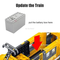 Technical Electric Train Sets City Cargo Steam Railway Engineering Tracks Motor RC Car Building Blocks Toys for Kids Boys Gifts 5