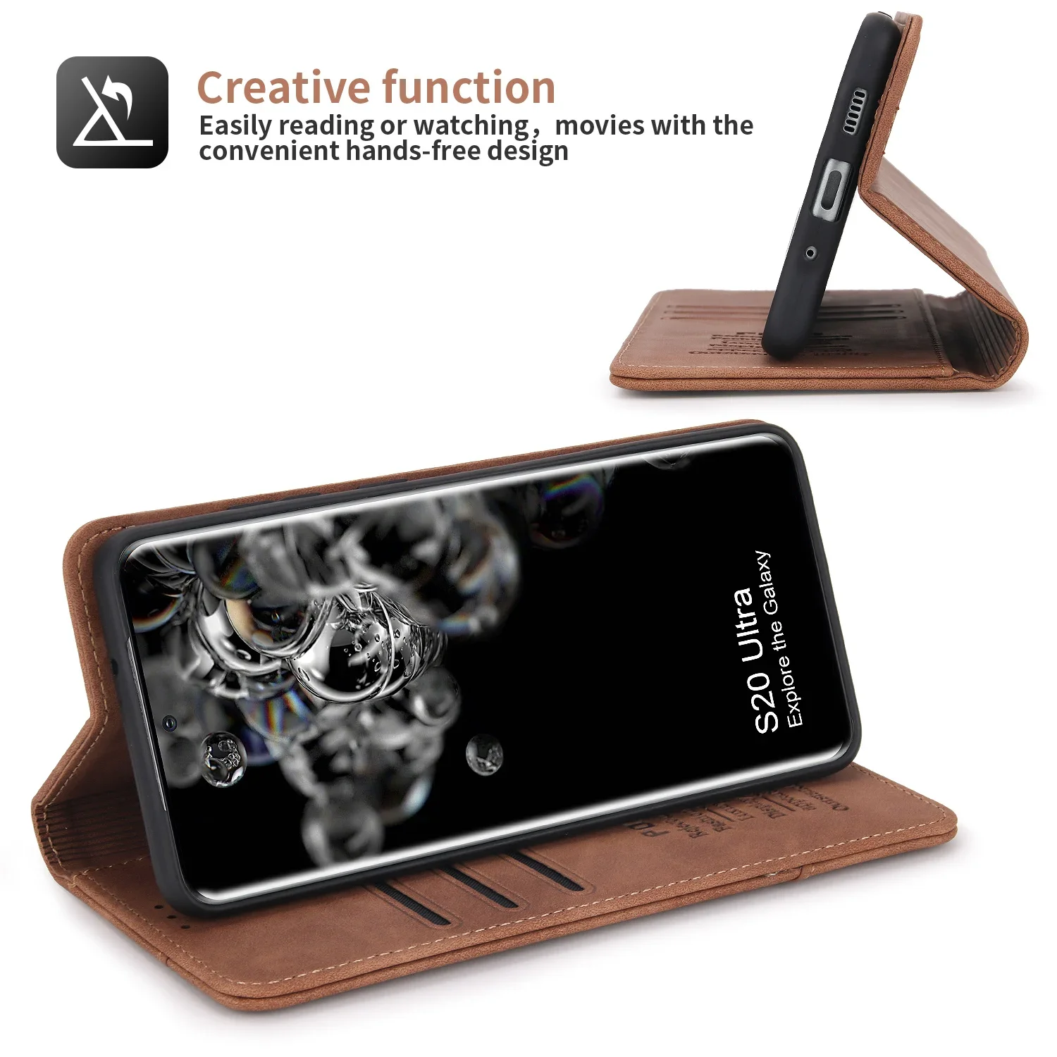 Premium Flip Leather Magnetic Phone Case with Wallet Card Holder