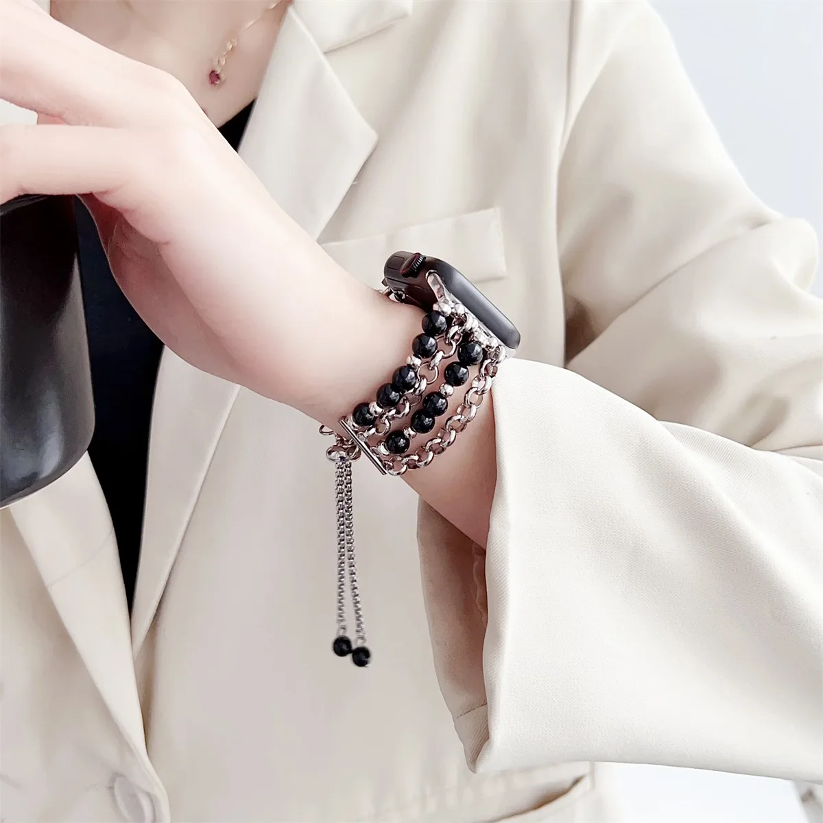 Correa de reloj de acero inoxidable para iwatch de moda_voghion.com