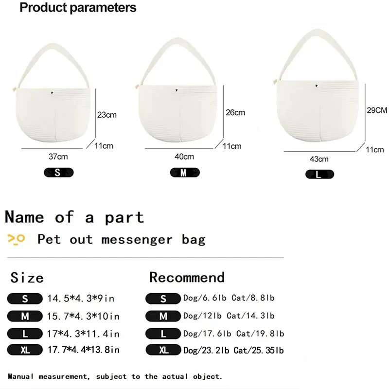 Pet Carrier Apron for Small Cats and Dogs, Hanging Chest Bag, Sleeping Pocket, Winter Canvas, Kitten Carrier Pouc Outdoor Travel