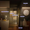USB Rechargeable Motion Sensor Wireless LED Night Light Long Strip Bar Lamp for Kitchen Cabinet Wardrobe Bedside Staircase Tube 4