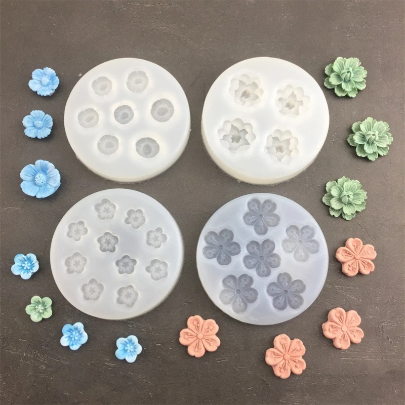 Flower Daisy Silicone Sugarcraft Mold for Cupcake Fondant, Resin, Candy, Chocolate, and... - SKU FSSM2047 - UGI Packaging