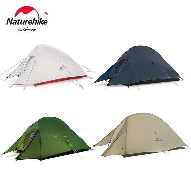 אוהל קמפינג Naturehike Cloud Up 1 2 3 אנשים, אולטרה-קל, עמיד למים, אוהל טרקים לטיולים וטיולי גב 1