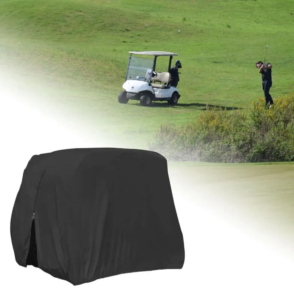 

Golf Cart Cover Waterproof Oxford Cloth Portable Protective Dustproof Golf Club