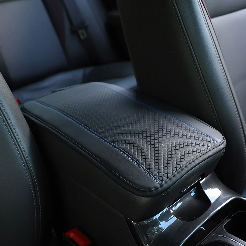 

Universal Car Armrest Pad Cover Fiber Leather Car Center Console Armrest Cover Mat Auto Seat Box Protection Cushion Hand Support