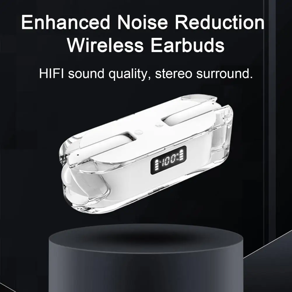 

Bluetooth-compatible Earphones Stereo Surround Bluetooth-compatible Earphones Wireless Binaural Headphones Sound for Sports