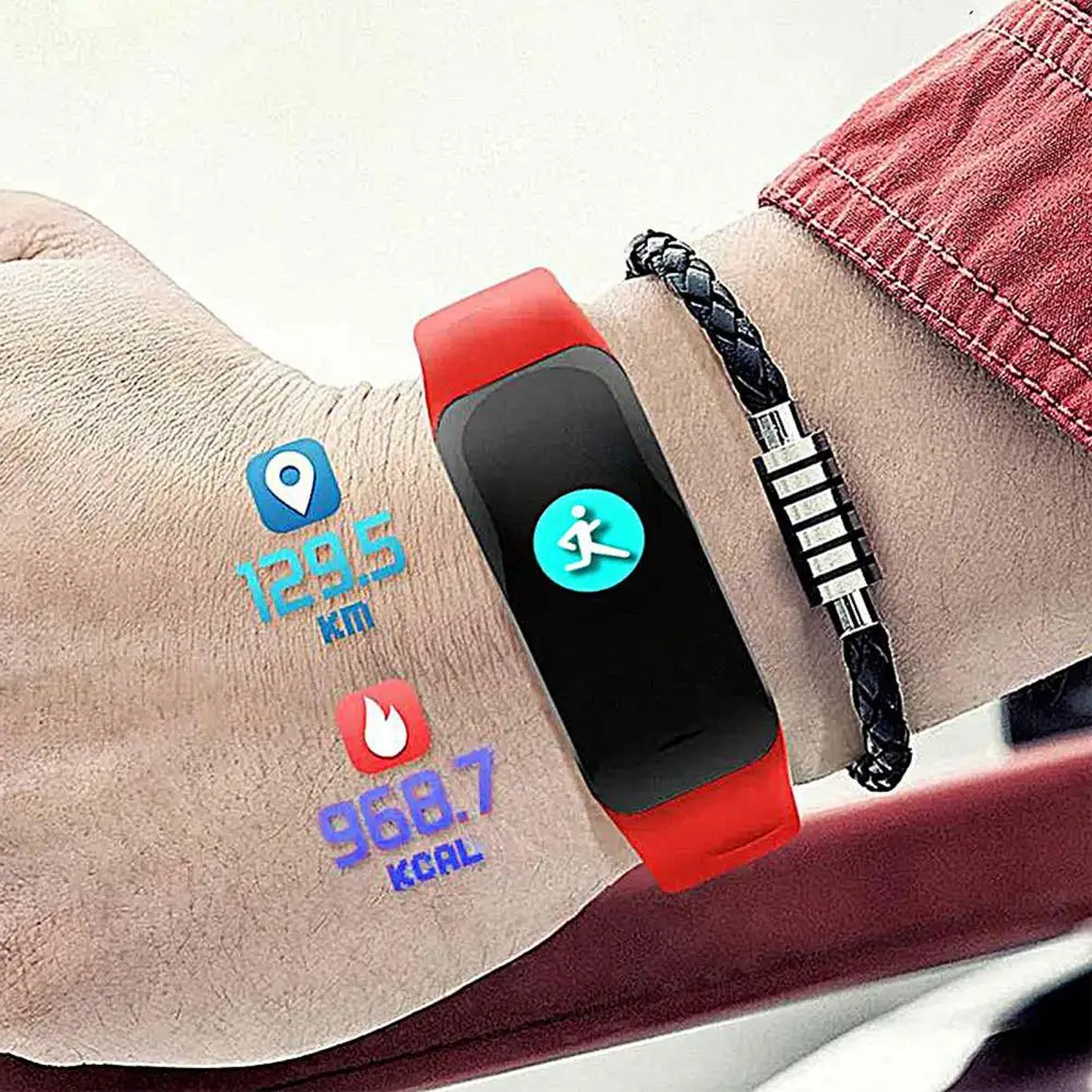 

C1plus Wrist Smart Watch Bluetooth-Compatible HD-compatible Smart Reminder Weather Forecast Sport Modes Wrist Smart Watch