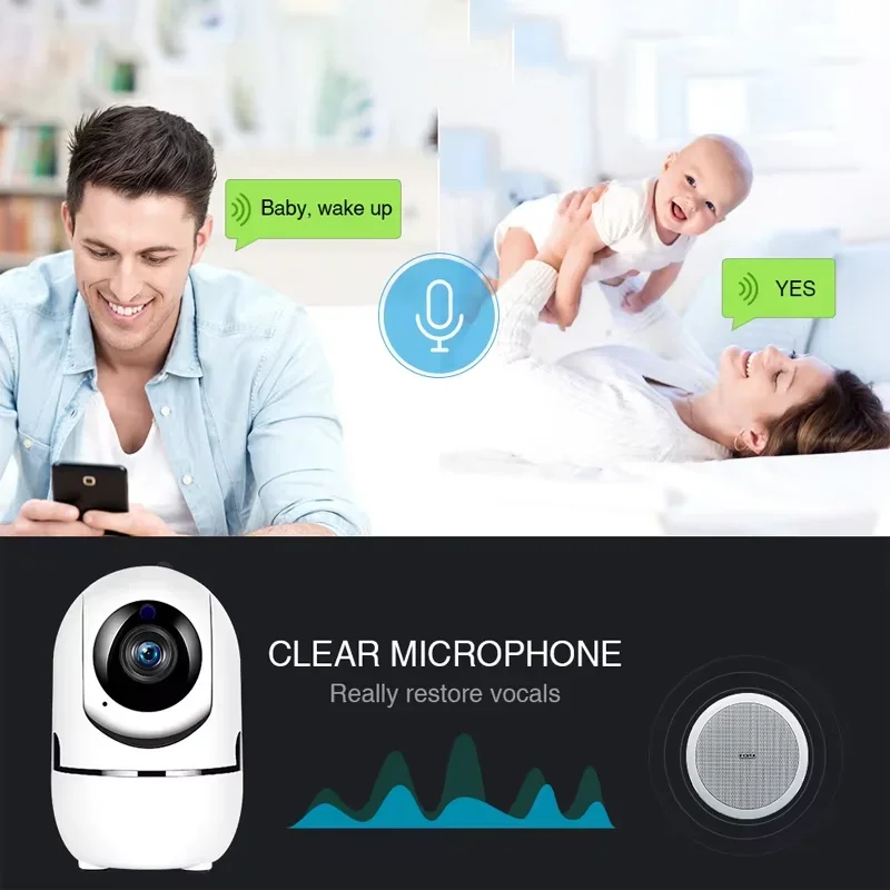 Wifi IP Camera YCC365 Plus Smart Home Auto Tracking 1620P Full Night Vision Network Wireless CCTV Video Baby Security Camera 5