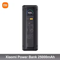 Original for Xiaomi Power Bank 25000 P03MI 212W MAX 3-Port Output TFT Screen 140W USB C for Xiaomi 14 15 Pro 1