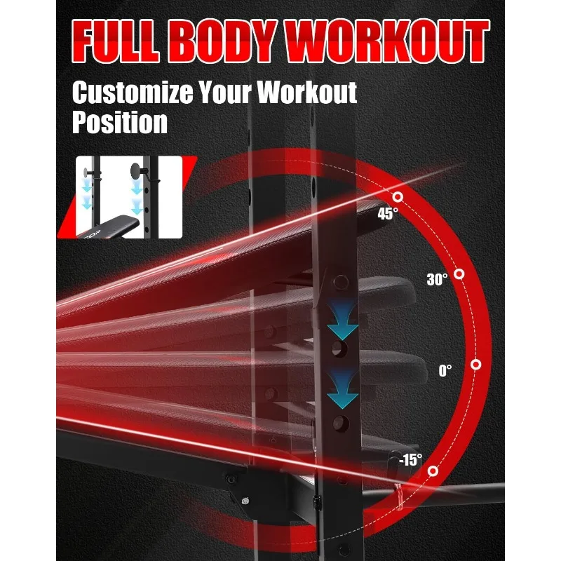 Adjustable Weight Bench Set 3
