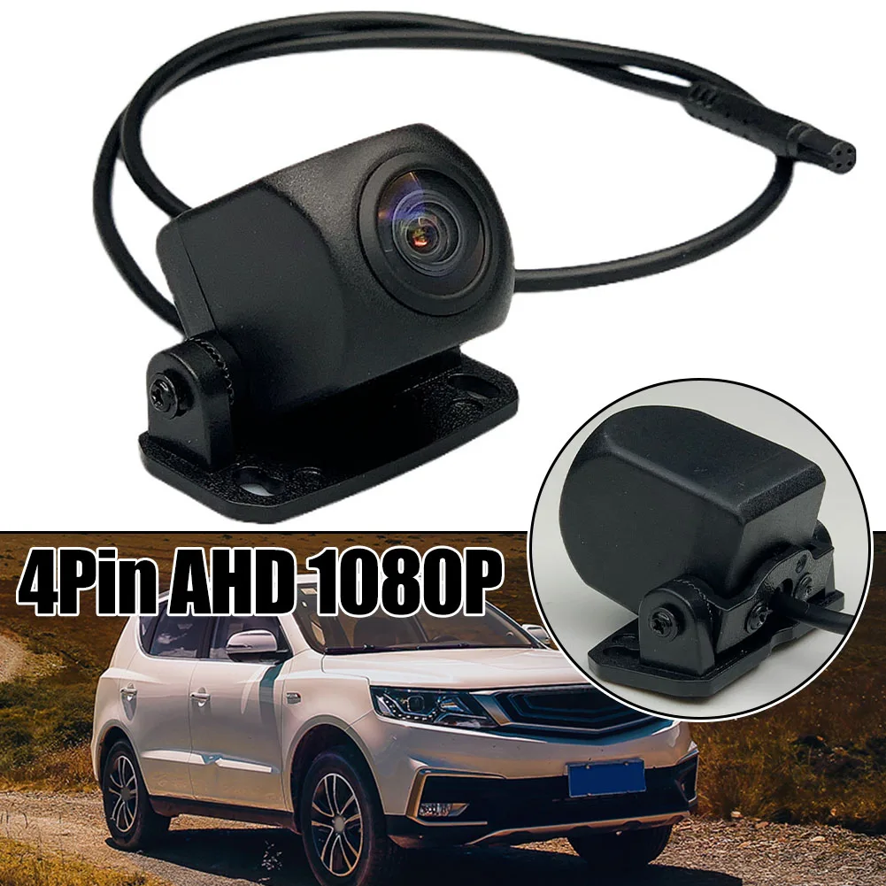 

4Pin Car Rear View Camera With 5.5m Video Cable Reversing Auto Parking Camera Waterproof AHD 1080P 170° Auto Backup Monitor HD