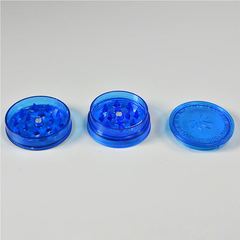 40mm 3 Layer Round Shape Plastic Grinder Herb Grinder Tobacco Spice Crusher Manual Cigarette Breaker nut spice grinder herb grinder herb spice grinder