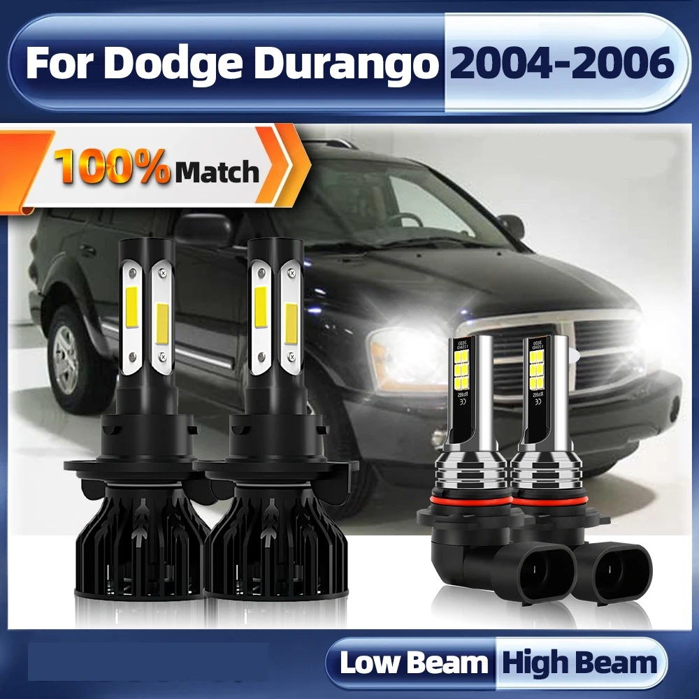 

Лампы для автомобильных фар 240 лм 9006 Вт H13 лампы головного света 6000 HB4 Автомобильные противотуманные лампы 2004 K белый 12 В для Dodge Durango 2005 2006